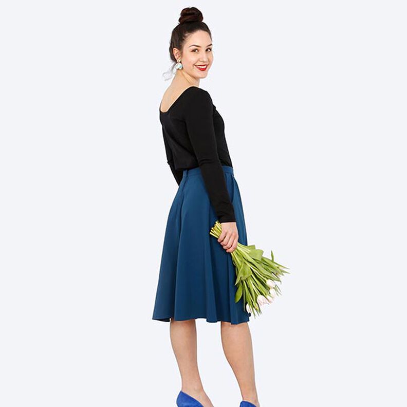 FRAU BELLA – půlkolová sukně s kapsami, Studio Schnittreif  | XS -  XXL,  image number 6