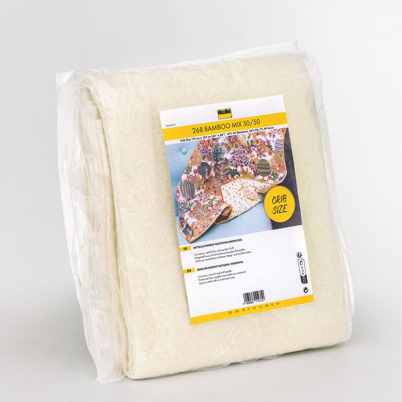 268 Objemový fleece Bamboo Mix [114 x 152 cm] | Vlieseline – přírodni,  image number 1