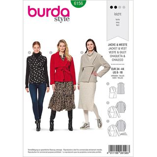 Bunda | Vesta , Burda 6156 | 34-44, 