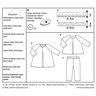 Šaty pro miminka | halenka | kalhotky, Burda 9348 | 68 - 98,  thumbnail number 8