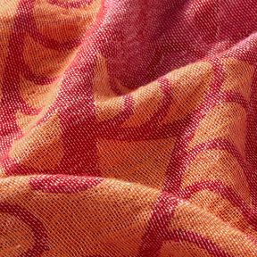 Plážové oblečení Hamamtuch Jacquard-Ornamente – červená/broskvově oranžová, 