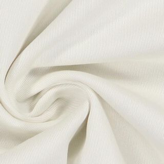 Bavlněný kepr stretch – vlněná bílá, 