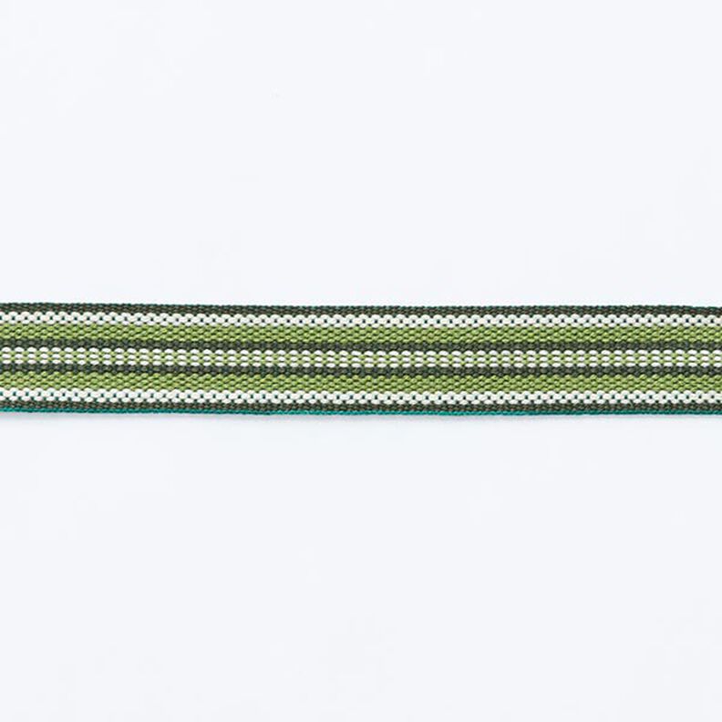 Tkaná stuha Etno [ 15 mm ] – tmavě zelená/brcalova,  image number 1
