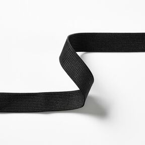 Hladká gumová stužka [3 m | 20 mm] – černá, 
