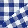 Bavlněná látka Vichy károvaná 1,7 cm – královská modr/bílá,  thumbnail number 3