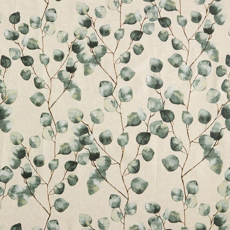 Povrstvená bavlna Větvičky eukalyptu – přírodni,  image number 1