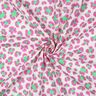 Mušelín / dvojitá mačkaná tkanina Barevný leopardí vzor | Poppy Fabrics – slonová kost/světle zelená,  thumbnail number 3