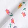 Jemný bavlněný batist vyšívané květiny | Poppy Fabrics – bílá/zářivě oranžová,  thumbnail number 4
