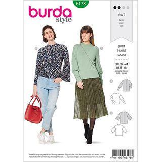 Tričko, Burda 6178 | 34-44, 