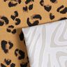 Dekorační látka Polopanama Leopardí vzor – mocca/černá,  thumbnail number 5