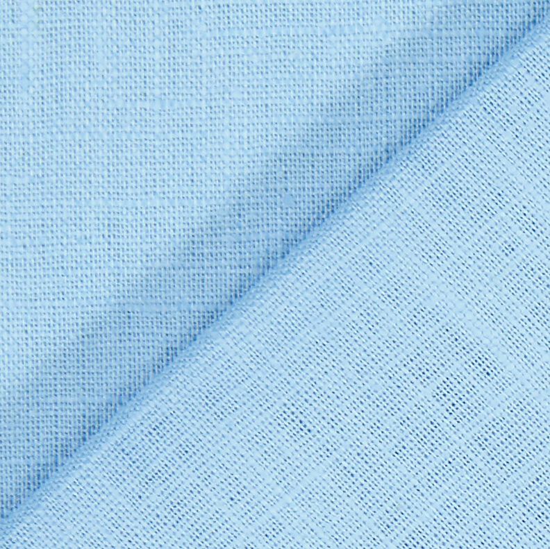 Lněná látka Ramie mix medium – světle modra, image number 3