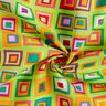 Karnevalová tkanina vzor barevné krabice – žlutá neonová,  thumbnail number 3