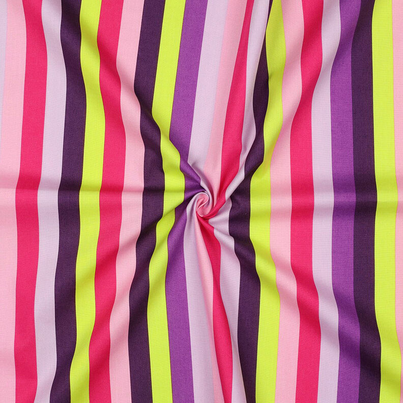 Bavlněný popelín Summer Stripe | Nerida Hansen – světle fialova,  image number 3