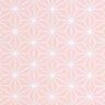 Bavlněná látka Kreton japonské hvězdy Asanoha – růžová,  thumbnail number 1