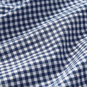 <h2>Seersucker s malou kostkou, odst&iacute;n n&aacute;mořn&iacute; modři &ndash; strukturovan&yacute; a oboustranně použiteln&yacute;</h2>, 