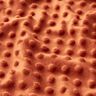 Hebký fleece vyražené puntíky – terracotta,  thumbnail number 2