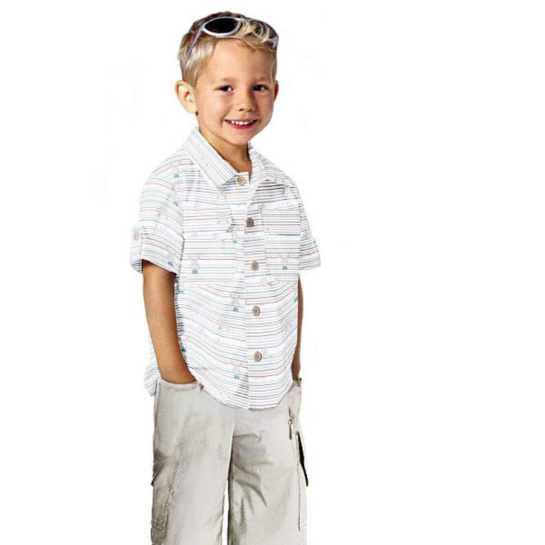 Bio bavlněný popelín Baby zajíček a pruhy – bílá,  image number 5