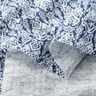 Mušelín / dvojitá mačkaná tkanina Tradiční vzor – bílá/indigová,  thumbnail number 3