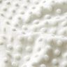 Hebký fleece vyražené puntíky – vlněná bílá,  thumbnail number 2