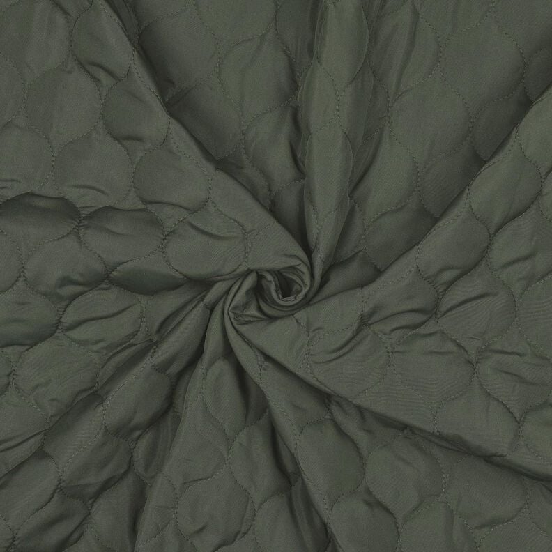 Prošívaná látka Kruhový vzor | Poppy Fabrics – tmavá borovice,  image number 3