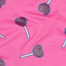 Bavlněný žerzej Lízátka ve tvaru třpytivých srdíček | Poppy Fabrics – pink,  thumbnail number 2