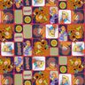 Bavlněný popelín Scooby Doo jako komiks Licenční látky – červená/mix barev,  thumbnail number 1