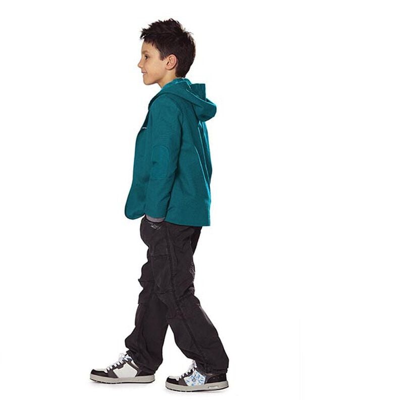 Lehké francouzské froté jednobarevné – petrolejová,  image number 10