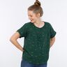 FRAU SUZY – volná halenka s krátkým rukávem a záhybky, Studio Schnittreif | XS - XXL,  thumbnail number 11