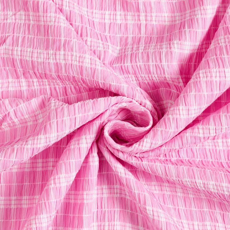 Seersucker Různorodé proužky – růžová/bílá, image number 3