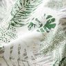 Povrstvená bavlna Exotické listy – přírodni/zelená,  thumbnail number 2