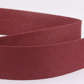 Šikmý proužek Polycotton [20 mm] – bordó, 