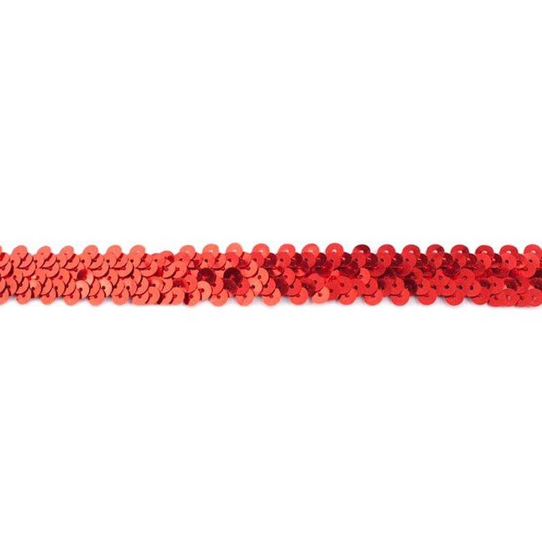 Elastický pajetkový prýmek [20 mm] – červená,  image number 1