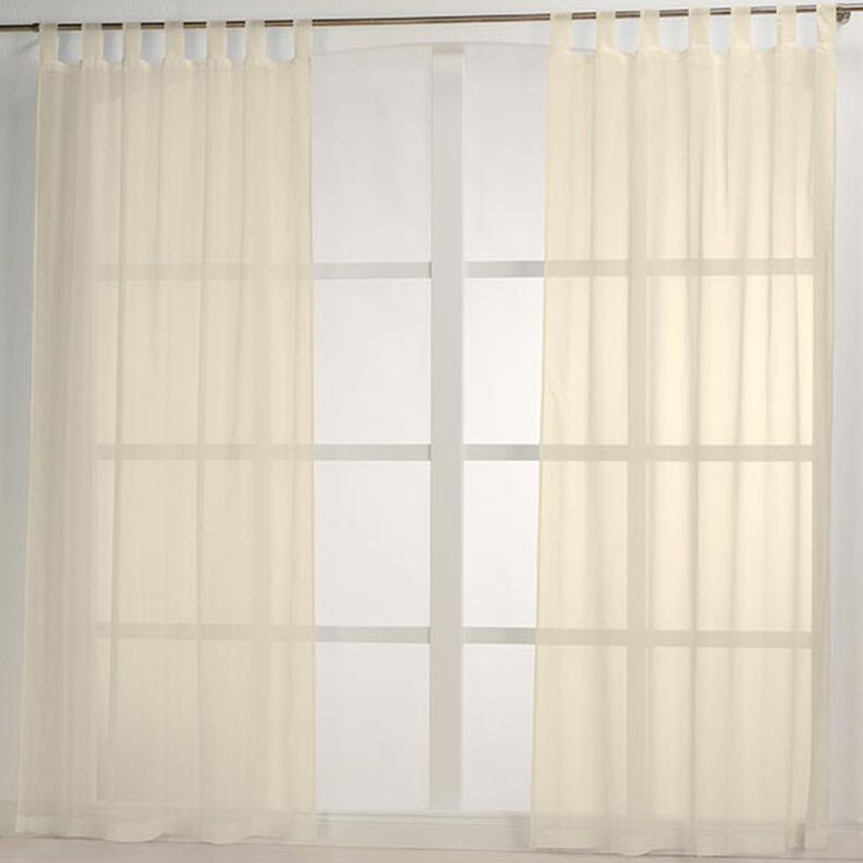 Bavlněná látka Kartounová závojovina – přírodni,  image number 4