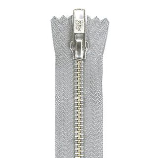 Zip nedělitelný | kovové stříbro (576) | YKK, 