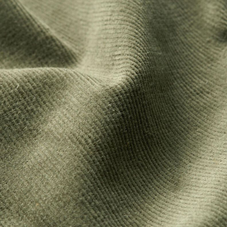 Jemný strečový manšestr – světle khaki, image number 2