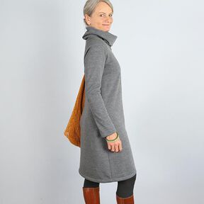 FRAU POLLY – pohodlné teplákové šaty s rolákem, Studio Schnittreif | XS - XXL, 
