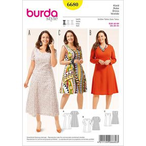 Šaty, Burda 6680, 