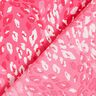 Krepová tkanina s abstraktním leopardím vzorem – výrazná jasně růžová,  thumbnail number 4