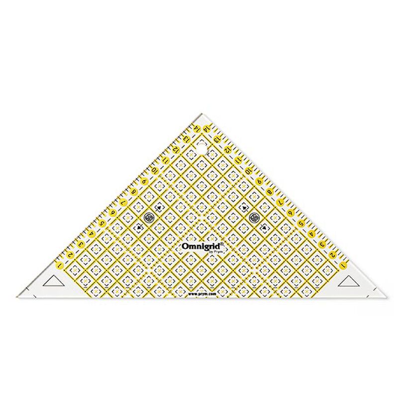 Pravítko na patchwork trojúhelník [ Rozměry:  225 mm x 125 mm bis 15 cm  ] | Prym,  image number 1