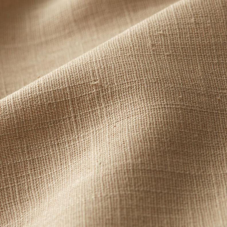 Lněná látka Ramie mix medium – mandlová, image number 2