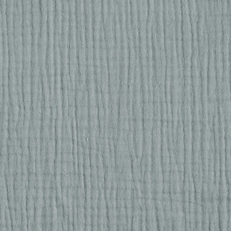 Třívrstvý bavlněný mušelín Jednobarevné provedení – sloní šedá, image number 3
