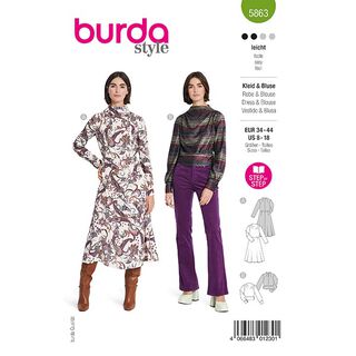 šaty / halenka | Burda 5863 | 34-44, 