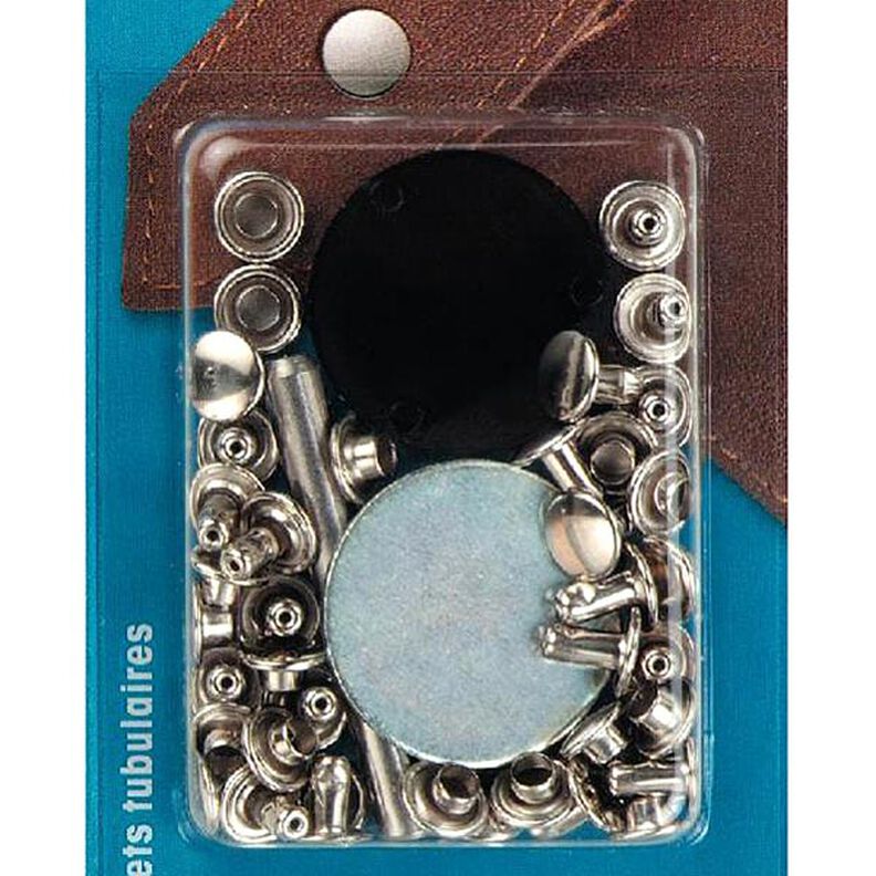 Duté nýty Klemmber [20 ks | Ø 7,5 mm] - stříbrná kovový| Prym,  image number 3