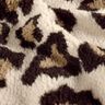 Beránek sherpa teddy s leopardím potiskem – mandlová/černá,  thumbnail number 2