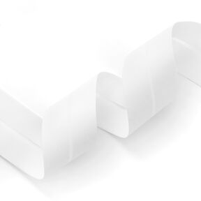Šikmý proužek Polycotton [50 mm] – bílá, 