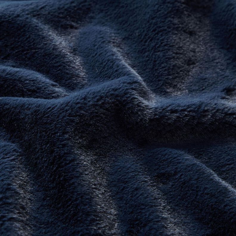 kvalitní jednobarevné umělé kožich – namornicka modr,  image number 2