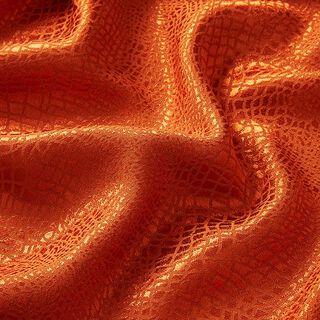 Viskózové látky Zvířecí vzor – terracotta, 