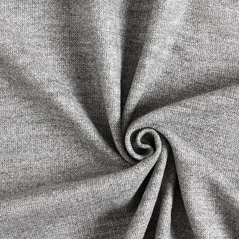 Melírovaná látka na kabáty česaná – tmavě šedá | Zbytek 80cm,  image number 1