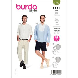 košile  | Burda 5895 | 46-56, 