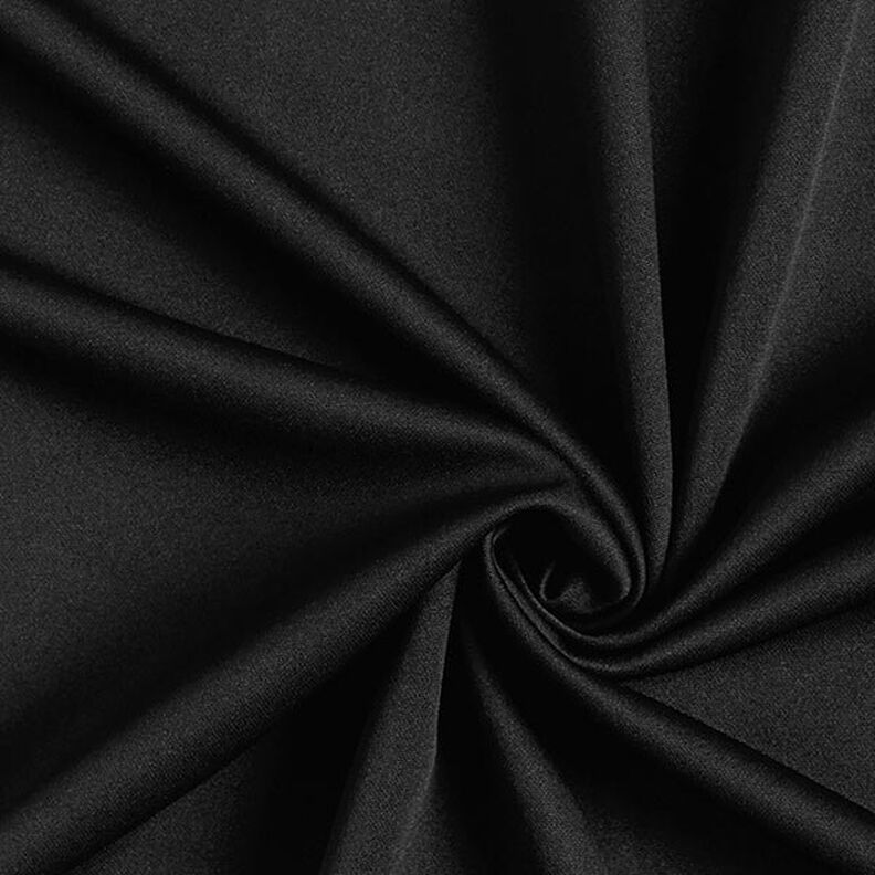 Lehký krepový materiál scuba – černá,  image number 1
